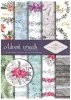 Papiery do scrapbookingu w zestawach - Wieniec adwentowy*Scrapbooking papers in sets - Advent wreath